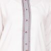 White Embroidered Long Tops - Image 2