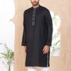 Embroidered Black Executive Panjabi