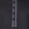 Embroidered Black Executive Panjabi - Image 2